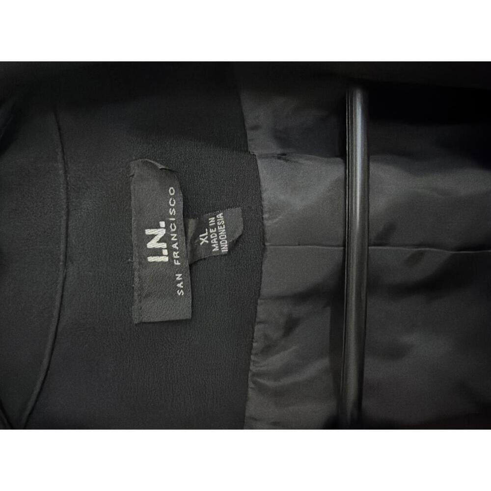 L.N. San Francisco Black Blazer Jacket XL - Picture 2 of 3